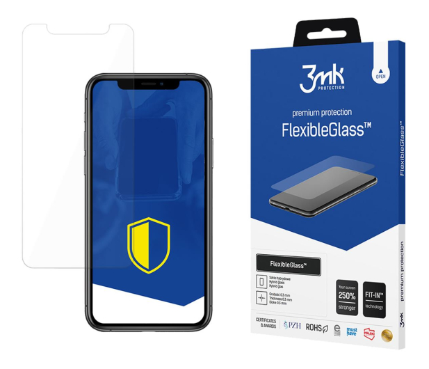 3MK Szkło ochronne FlexibleGlass do Apple iPhone 11 Pro - 552233 - zdjęcie